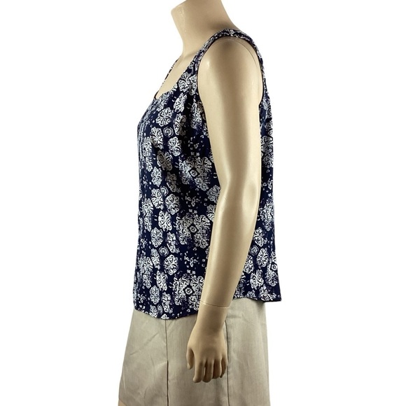 Faded Glory Tank Top Size XXL Blue Print - Picture 4 of 6